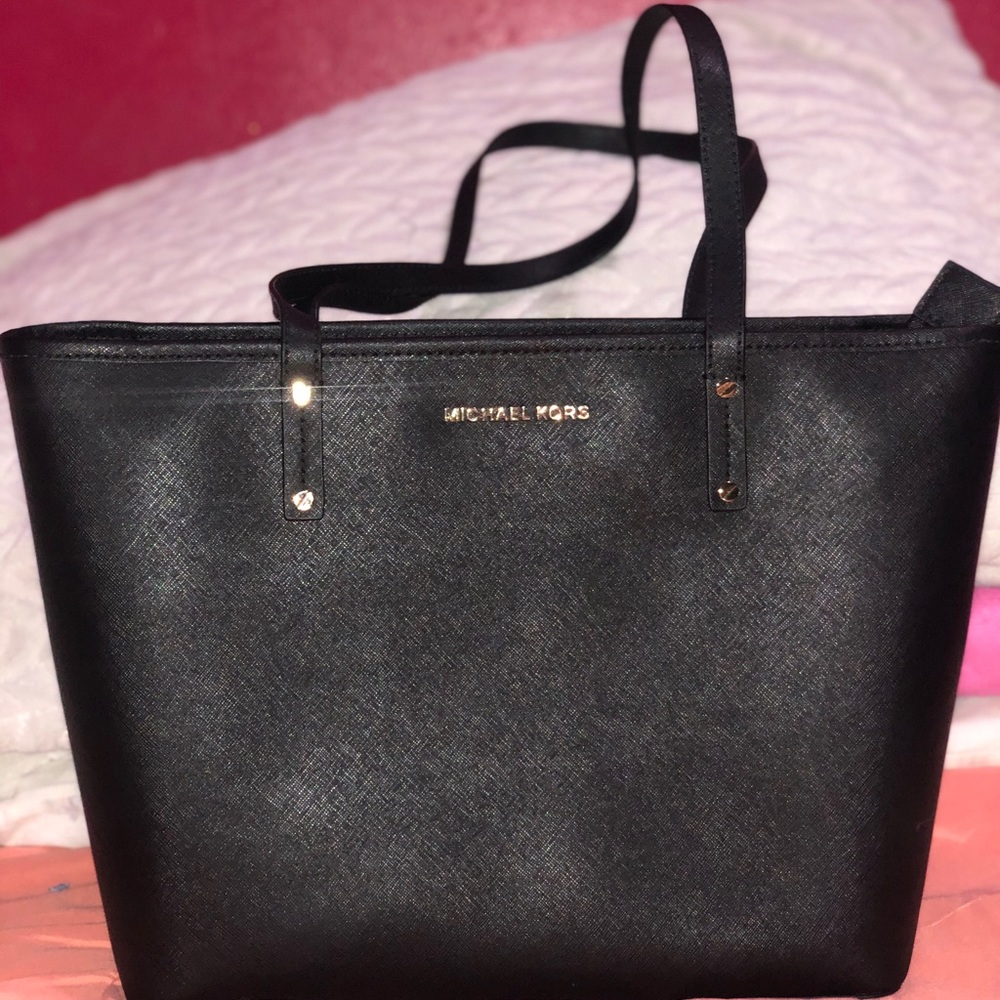Michael kors black tote bag
